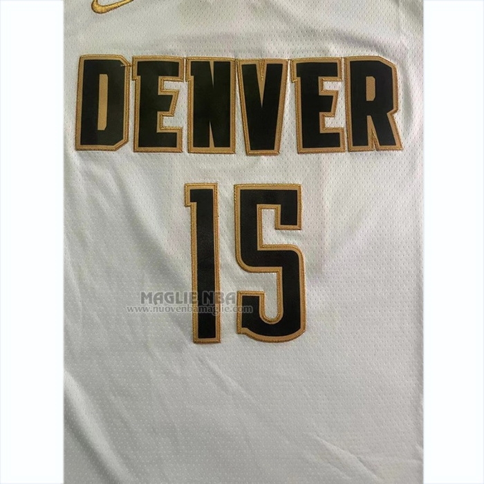 Maglia
 Nikola Jokic NO 15 Denver Nuggets Citta
 2023 NBA Finals Bianco

